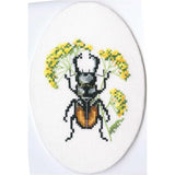 RTO counted Cross Stitch Kit "Bug on hair's ear" EH366, 8x9 cm, DIY Model