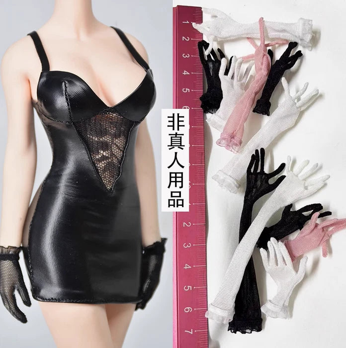 1/6 Female Leather Dress Gloves Model 12''PH TBL HOT Action Figures Body Model