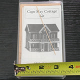 Northeastern Scale Model Cape May Cottage 1:144 Wood Dollhouse Kit 1013 DH-7 NOS Model