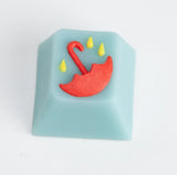 Deathcaps Badluck  McSky Keyboard Artisan Keycap MX Cherry Custom Keyboard Model