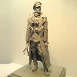 1/16 WW2 Military Commander Army RESIN FIGURE MODEL KIT Unassembled Unpainted MM Model
