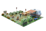 1/48 O Scale Scout Camp & Camper Diorama Building Kit Fits Lionel, Bachmann Model