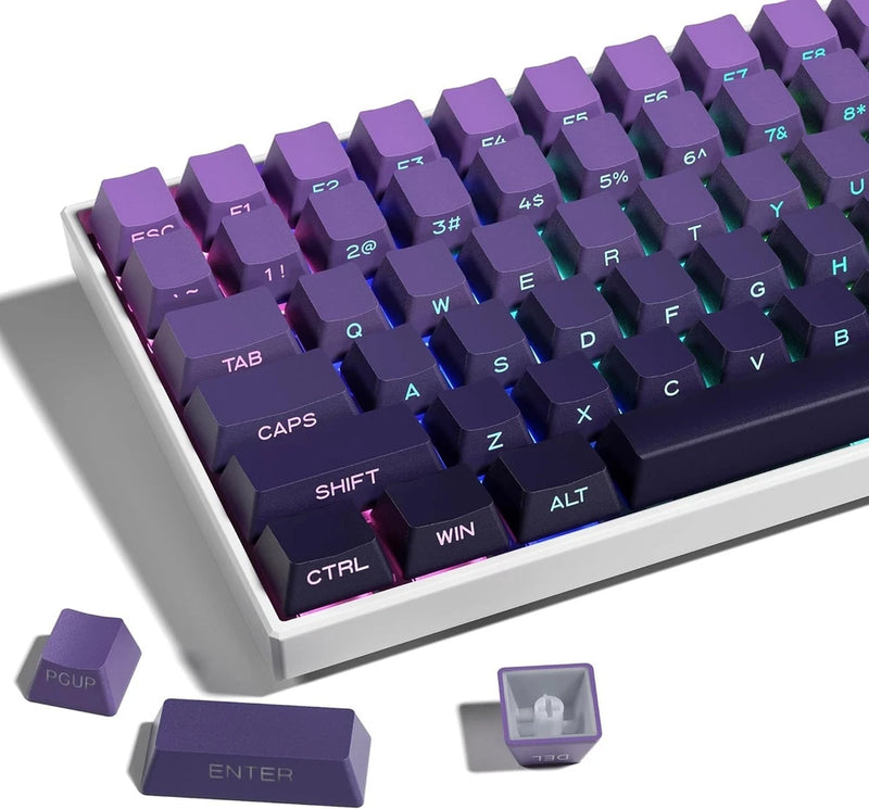 XVX Side Print Keycaps Shine Through Double Shot PBT Keycaps Custom 115 Key Set Model