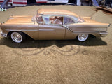 1/18 1957 Oldsmobile Golden Rocket 88 Diecast Model Car Gold No Box Model