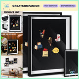 2Pcs Large Magnetic Display Board 16x12, Black - Perfect for Photos & Notes Model