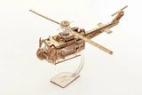 Mechanical Veter Models wooden & plastic 3D puzzle Valkyrja Helicopter Bell UH-1 Model