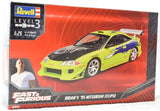 Revell Fast & Furious Brian's 1995 Mitsubishi Eclipse 1/25 Model Car Kit 07691 Model