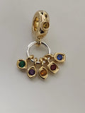 AUTHENTIC PANDORA MARVEL THE AVENGERS INFINITY STONES DANGLE CHARM #760774C01 Charms