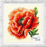 New Magic Needle Cross Stitch Kit Poppy 150-012 Model