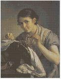 Cross Stitch Pattern by Florashell - The Lacemaker Model