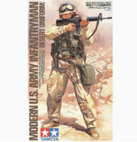 Tamiya TA36308 1/16 Modern U.S. Army Infantryman (Desert Uniform) Model Kit Model