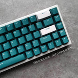 Green PBT Double-shot Keycap Set Multi-color for Cherry MX Mechanical Keyboards Model