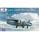 Amodel 1467 Plastic model airplane kit Scale 1:144 Let L-410M/MU Turbolet Model