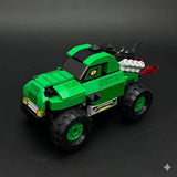 MOC Car Dinosaur Truck Off-Road Building Block Model Kit Toy Gift 185 Pcs Model