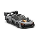 MOC Car Grey McLaren Senna GTR Building Block Model Kit Toy Gift Model