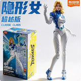 Blokees Marvel Fantastic Four Invisible Woman Susan Storm Champion Class Model Model