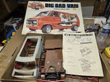 Vintage REVELL 1/16 BIG BAD VAN CHEVY CUSTON VAN - partially built - sold as is Model