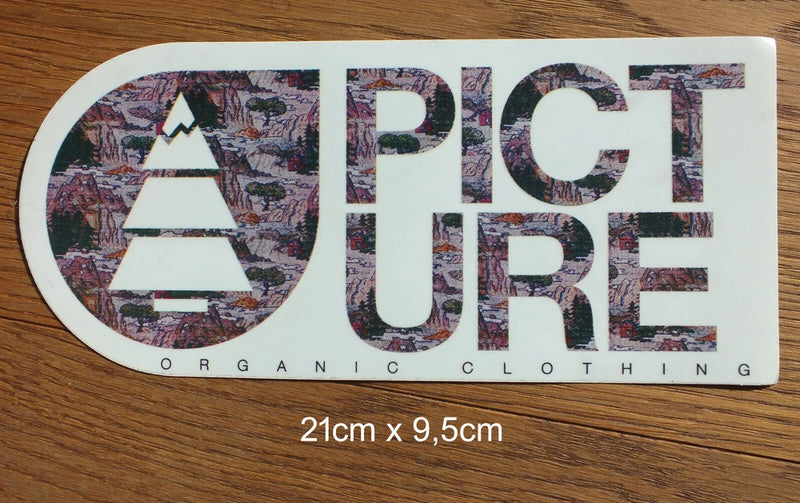 Picture Organic Clothing Snowboard Ski Surf Decal Large Sticker Adesivo Model