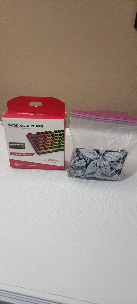 HyperX Pudding Keycaps W/ HyperX Regular  Keycaps Barely Used Excellent Model