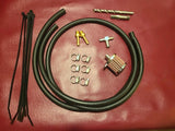 DIY Head Breather System Touring Softail Dyna Sportster Kit +Tap and Drill Bit Model