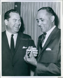Mayo r Cavanagh Appoints Leonard Proctor Board Accessors Smiling Photo 8x10 Model