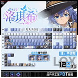 Anime Mushoku PBT Keycap Tensei Roxy 122pcs Full Set for Mechanical Keyboard Model