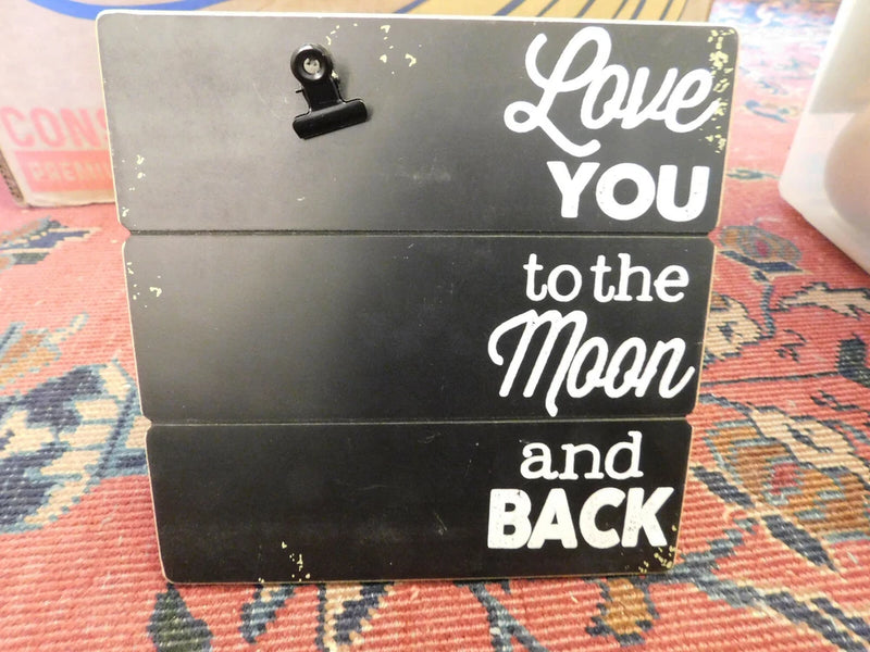 Clip Board Picture ¡°Frame¡± Message Board by New View Gifts Love You to The Moon Model