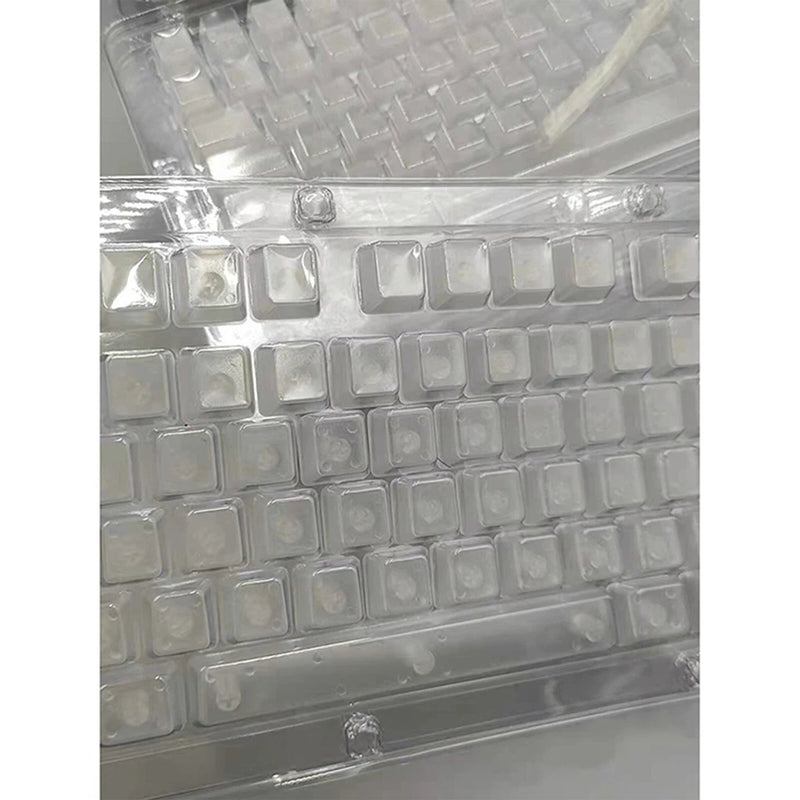 ABS Non-cutting Mechanical Keycaps with Full-penetration Keys One Set Parts Model