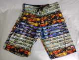 Liquidforce Photo Realistic Board Shorts Swim Trunks Men Size 30 Surf Swim Beach Model