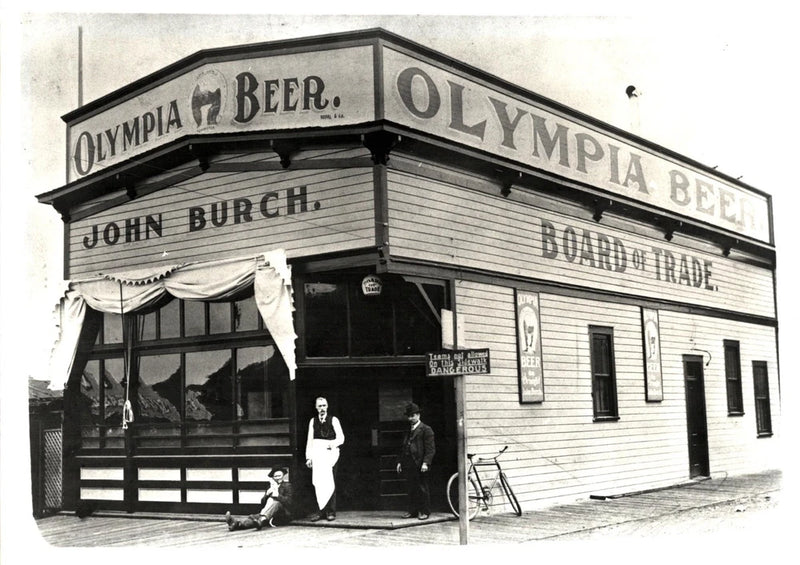VTG Photo John Burch Board of Trade, Olympia Beer, Bike, Boardwalk, Everett, WA Model
