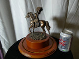 INDIAN HEAD PENNIES Danbury Mint Turntable CHIEF on Horse Ornament Display Model