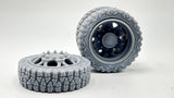 1:25 26?? Truck Dually Wheels off road tires Model