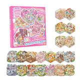 20 Sets 3D Sticker Scene Craft Kit ?C& Adult Creative Relaxation Activity,Buil... Model