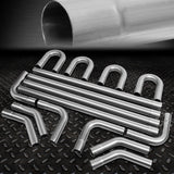 2.25"OD DIY Custom Exhaust Pipe Kit 16-Pieces Straight & 45 90 Degree & U-Bends Model