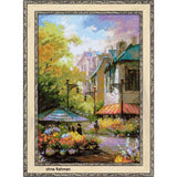 Riolis counted cross stitch Kit Flower Street, DIY Model