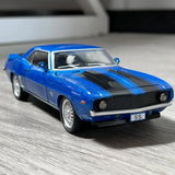 1:32 Camaro SS 1969 Diecast Model Car - Alloy Display Collectible w/ Doors Open Model