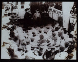 A MEETING ON BOARD SHIP C1900 Magic Lantern Slide PHOTO WCTU TEMPERANCE Model