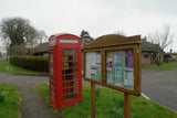 Photo 6x4 Eastwell village green The phone box and village notice board o c2016 Model