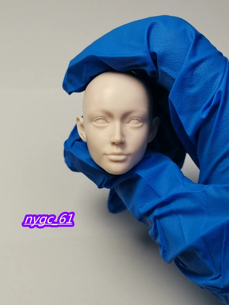 1/6 Unpainted Model Dasha Taran Girl Head Sculpt Fit 12'' Female Body Doll Toy Model