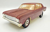 Vintage Built 1:25 AMT 1966 Ford Falcon Sport Coupe - brown Model