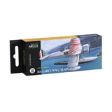 Arcus #E4016 Enamel Paint Set RA Early-WW2 Seaplanes 6 Colors 10ml for Model Kit Model