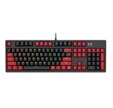 ABKO K669 Kyle Optical axis moving LED gaming keyboard black red Blue Click Model
