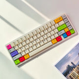 Rubber Hose Keycap Set Cherry Profile 1.7mm Thickness PBT Dye-subs Keycaps Model
