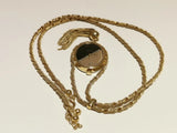 VINTAGE RARE LUXURY GOLD PLATED MECHANICAL SWISS LADIES WATCH PENDANT "ROXY" Model
