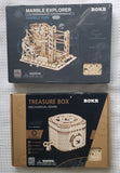 ROKR Mechanical Model Lot ? LK502 Treasure Box + LG503 Marble Run ? New Sealed Model