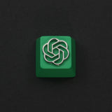 OpenAI keycaps Zinc Alloy Keycap For Cherry MX Mechanical Keyboard Model