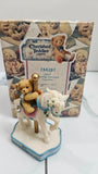 Cherished Teddies April Monthly Carousel 755257 w/ Box USA Exclusive Model