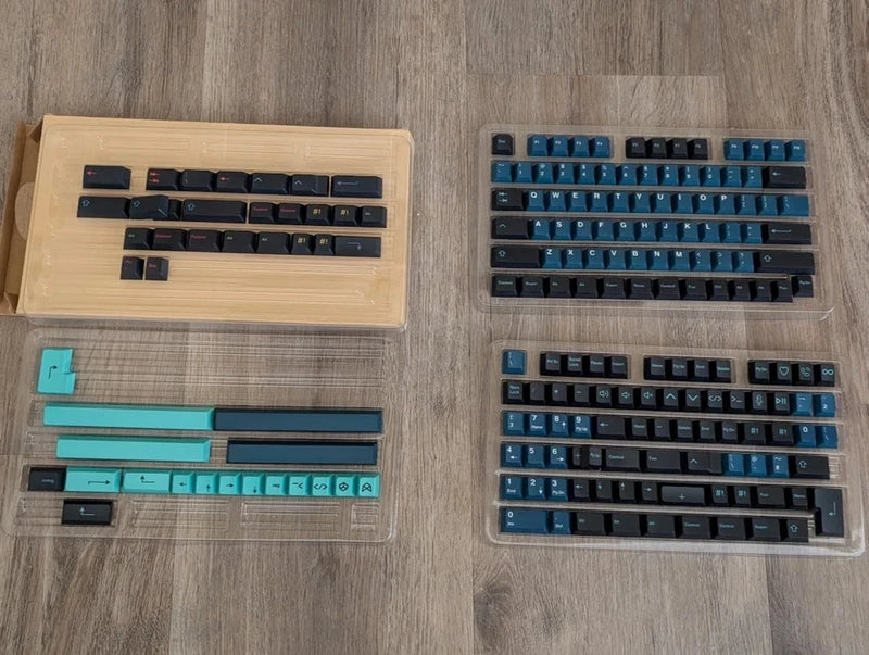Kono KDS Solarized Dark Keycaps Base + Colorized Set New in Factory Packaging Model