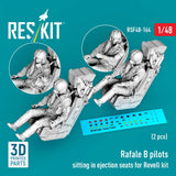 Rafale B pilots sitting in ejection seats for Revell kit (2 pcs) 1:48 RSF48-0164 Model