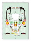 1/10 decals Ferrari F2001 F-2001 for model kits (64217B) Model
